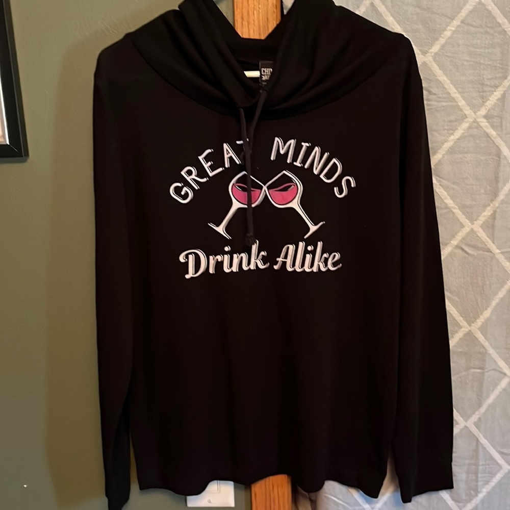 Cowl neck light sweatshirt